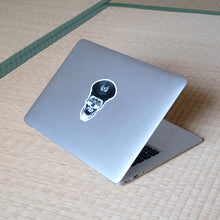 画像をギャラリービューアに読み込む, 髑髏ステッカー(2枚組)